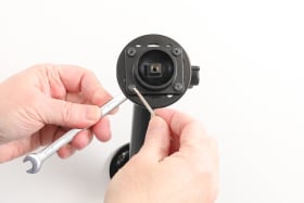 Active holder with USB-cable and cig-plug adapter for Zebra TC501