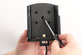 Active holder with USB-cable and cig-plug adapter for Zebra TC501
