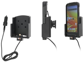 Active holder with USB-cable and cig-plug adapter for Zebra TC501