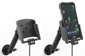 Active holder for fixed installation for Zebra TC701