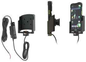 Active holder for fixed installation for Zebra TC701