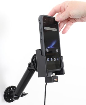 Active holder for fixed installation for Bluebird S10