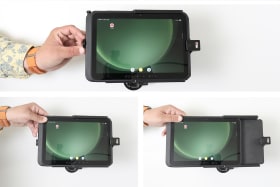 Holder with spring-lock for Samsung Galaxy Tab Active 5 Pro SM-X356B