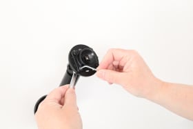 Passive holder with tilt swivel for Zebra TC22R