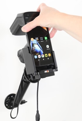 Active holder with cig-plug for Zebra TC22R