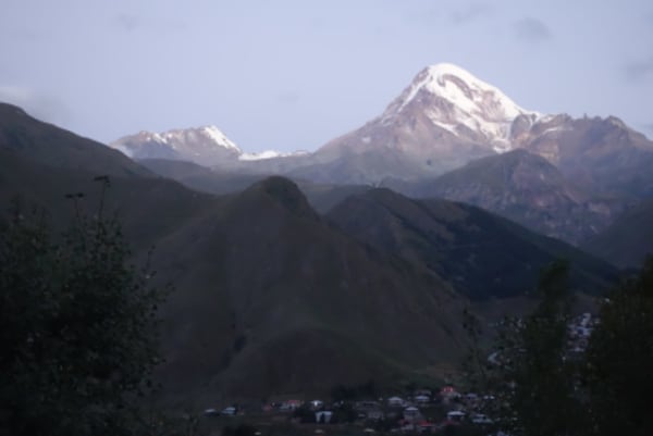 Ski Riding from the Top  of Mount Kazbegi - 8