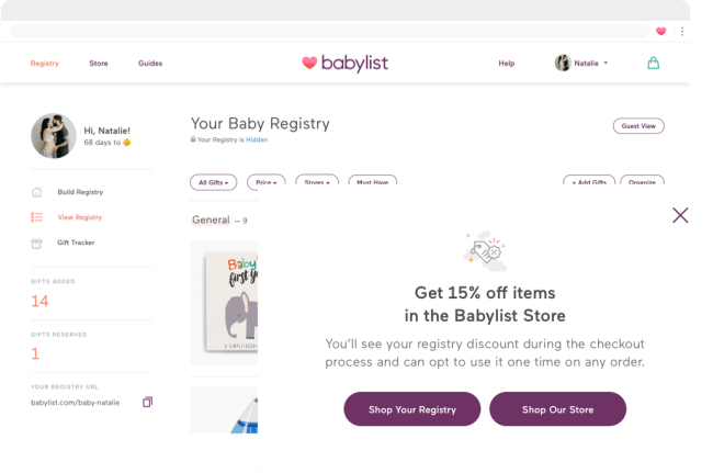 babylist deals