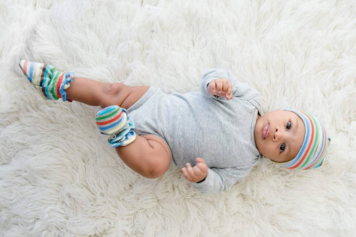 fuzzy baby booties