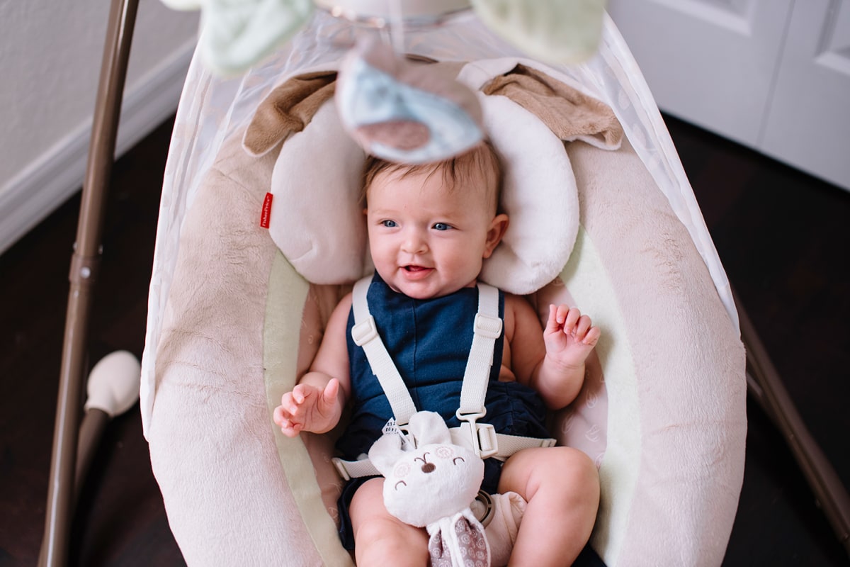 stylish baby bouncer