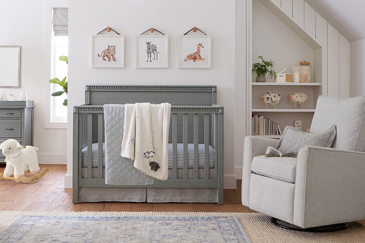 pottery barn baby cribs