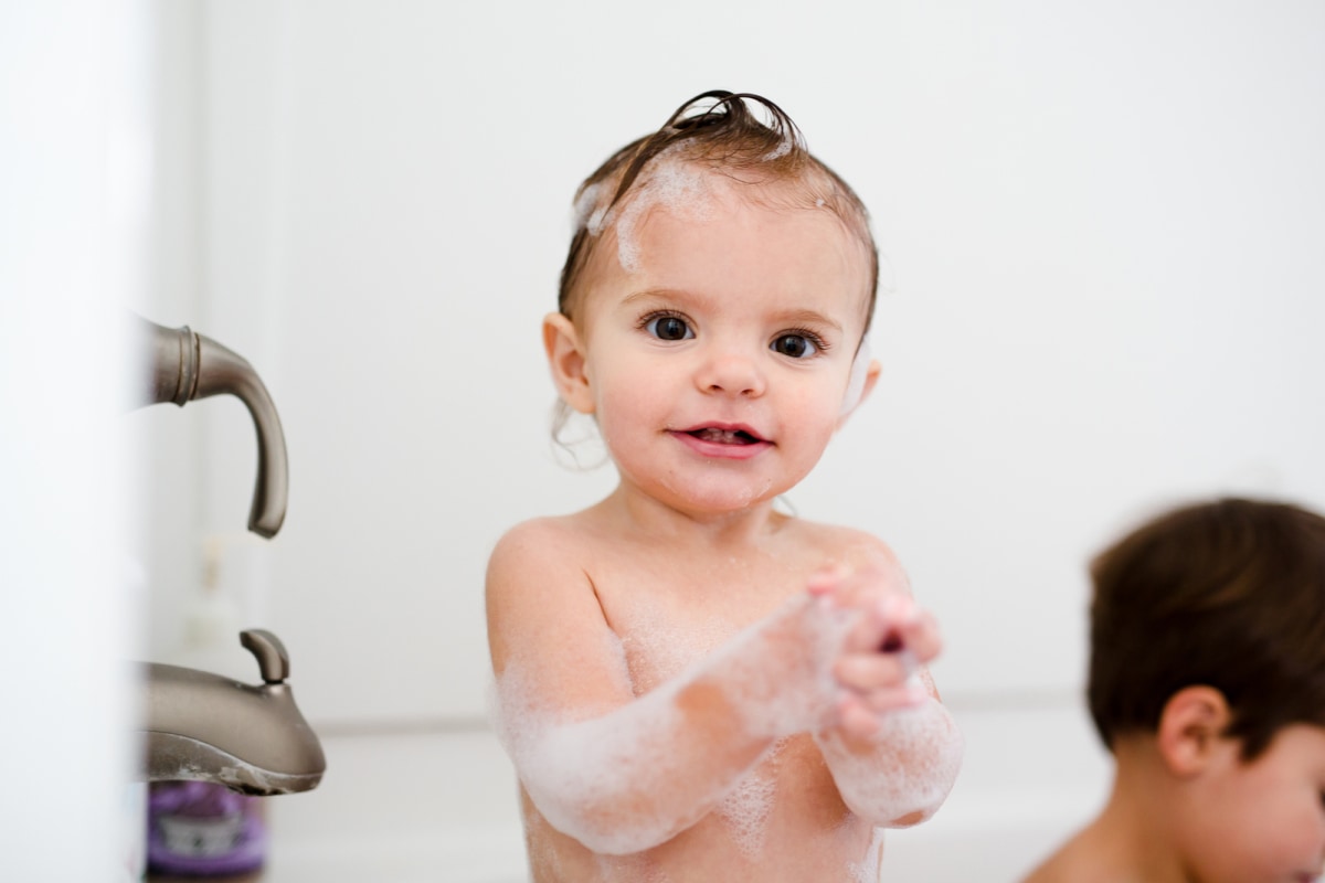 Baby Bubble Bath - Biggest Bubble Tub Ever 