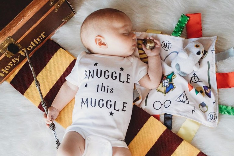 harry potter swaddle blanket