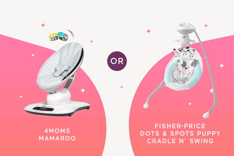 Help Me Decide: 4moms mamaRoo or Fisher-Price Cradle ‘n Swing