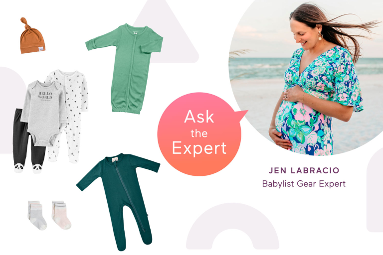 https://res.cloudinary.com/babylist/image/upload/f_auto,q_auto:best,c_scale,w_768/v1620743670/hello-baby/Ask-The-Expert-Baby-Clothes-Header.jpg