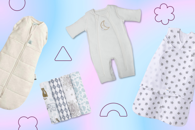 Blue | Gllquen Baby Swaddle 0-3 Months 3 Pack