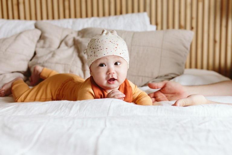 Dressing baby in the right clothes for bed