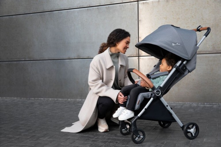 Jet 3 Super Compact Stroller - Black, Silver and Eclipse