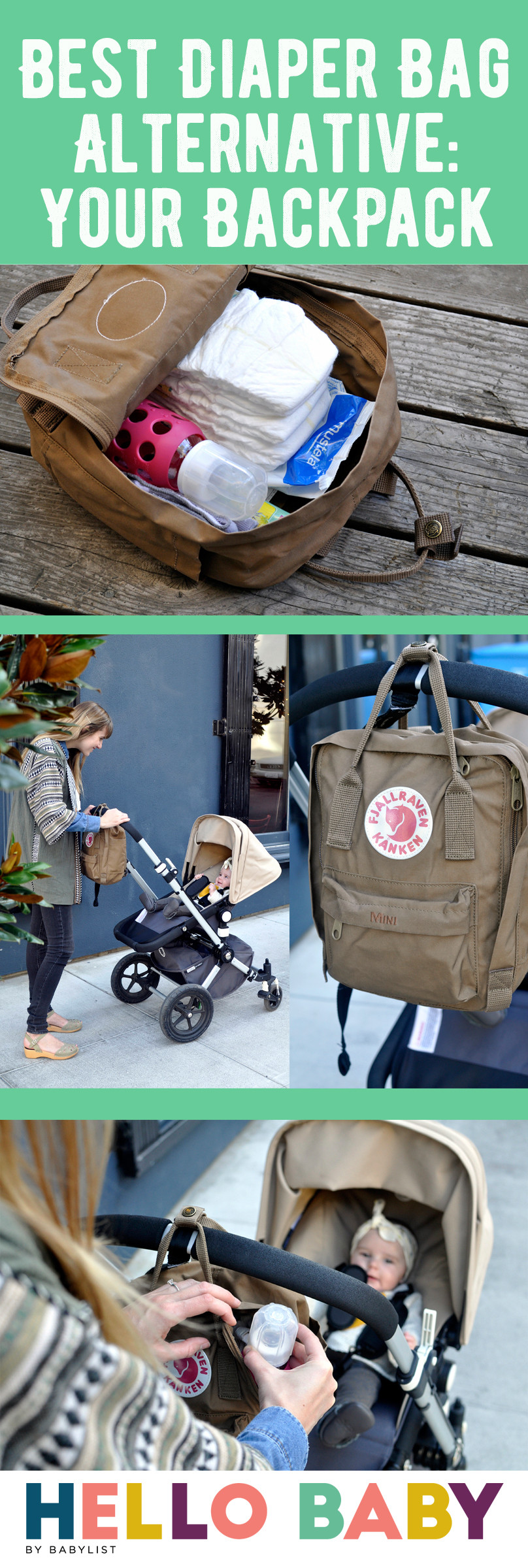 kanken mini diaper bag