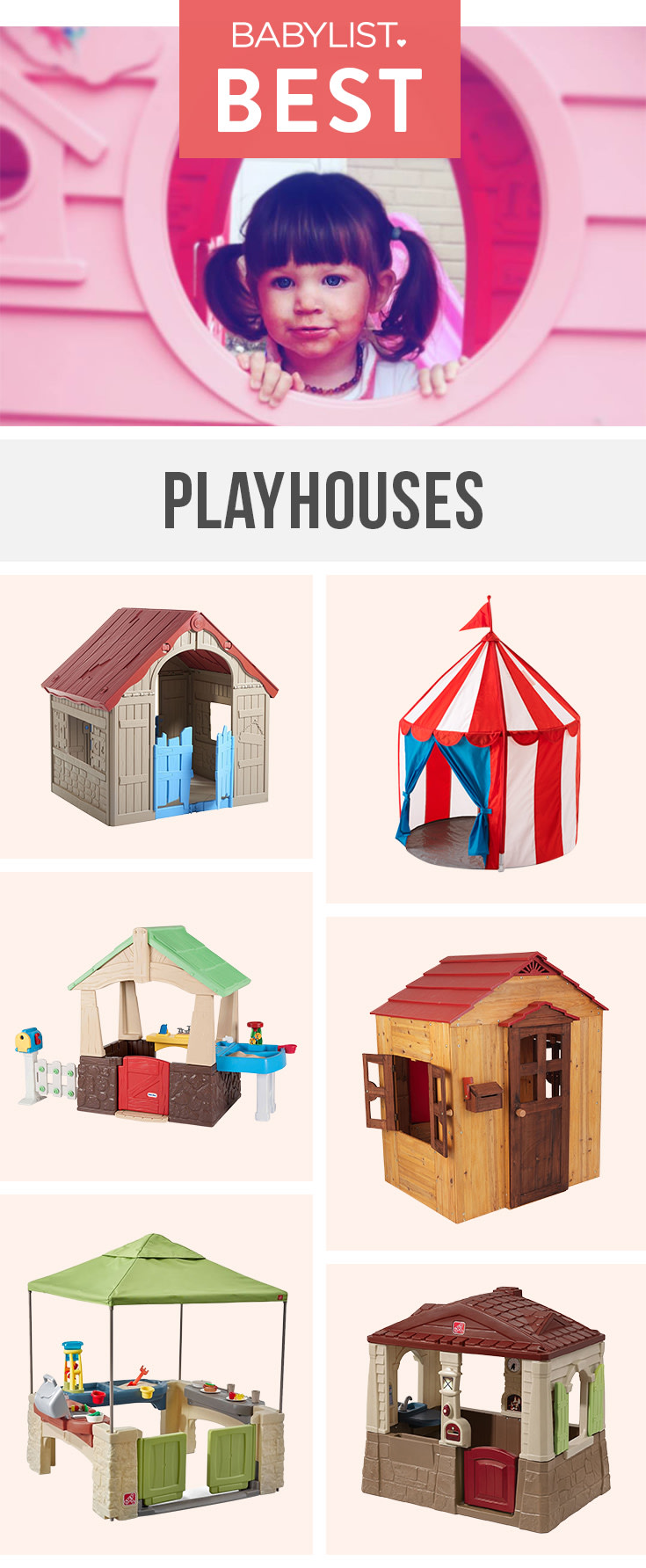 These mini-houses will give your kids hours of endless play, so you can sneak in a cup of coffee and some peaceful me-time.