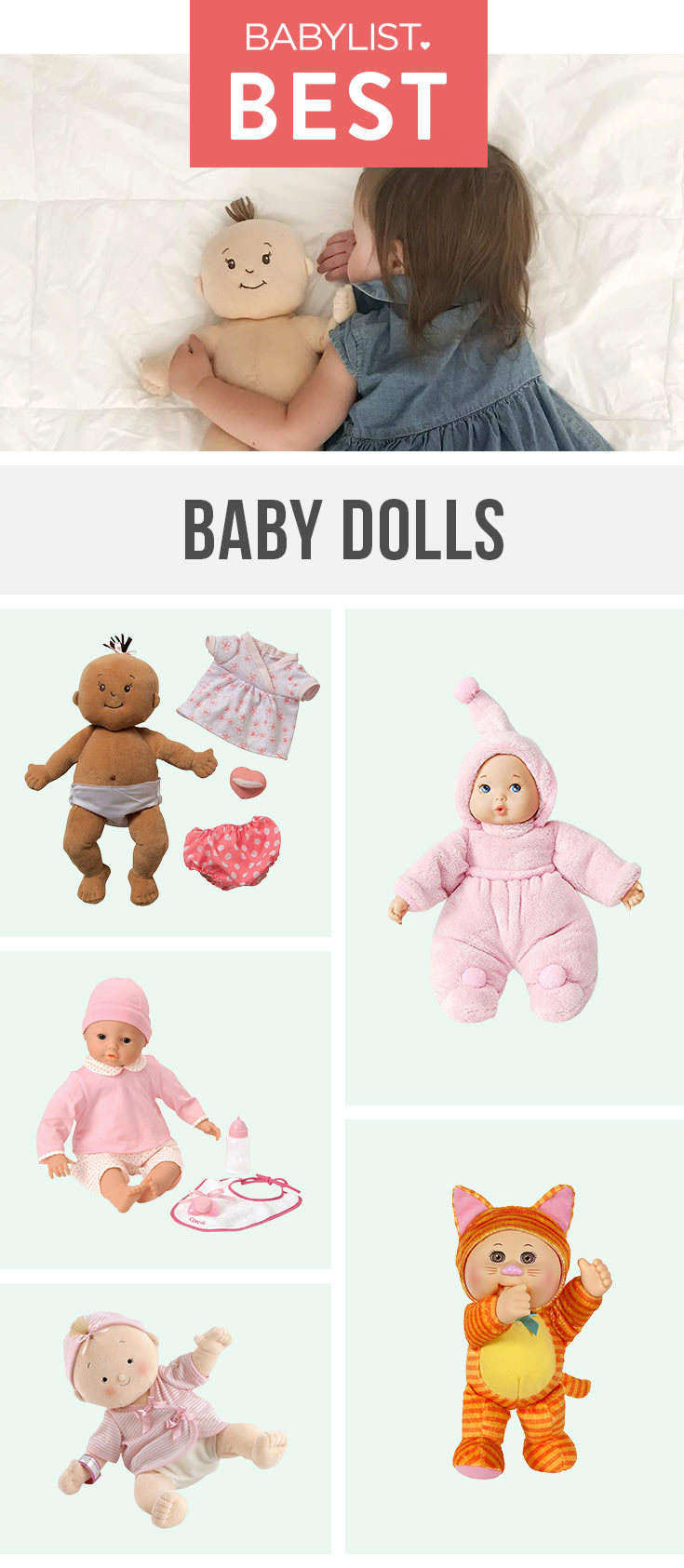 When your baby asks for their own baby (time...please stop!), choose one they’ll love now, and remember to infinity.