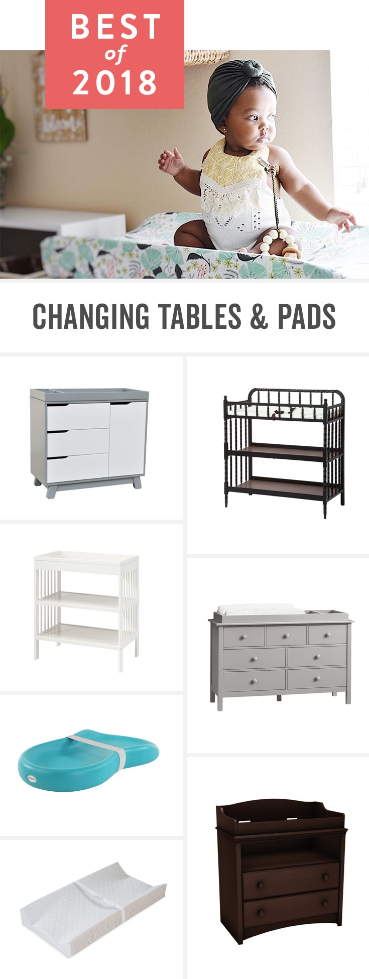 No one likes changing dirty diapers, but these tables and pads make it as easy as possible.