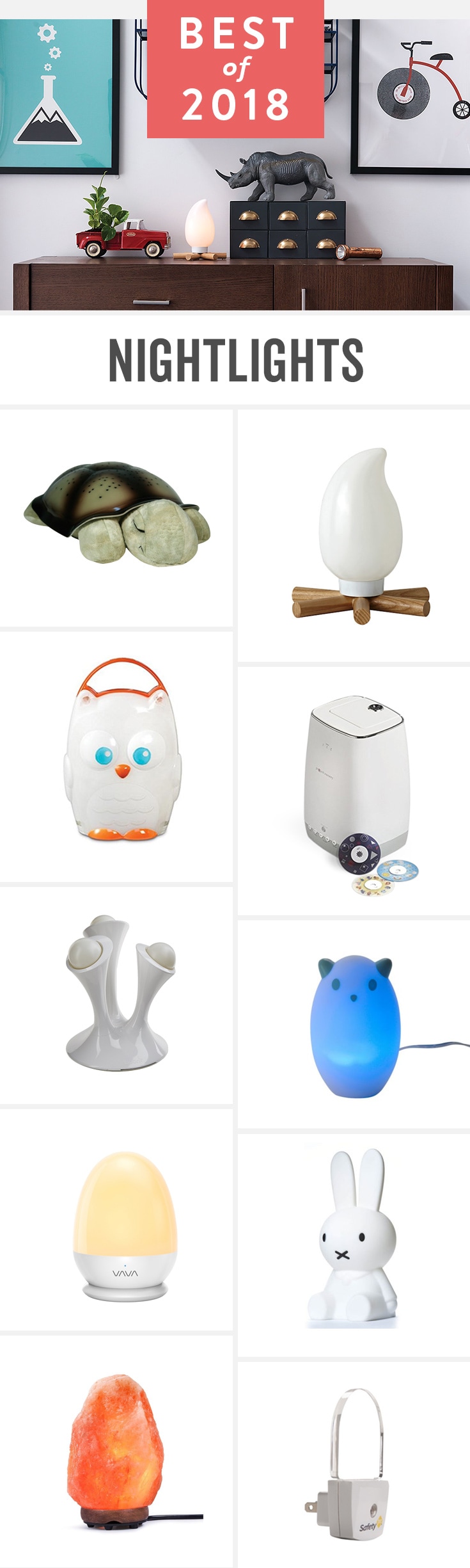 Cute and functional, these will help with late-night feedings and anyone's fear of the dark.