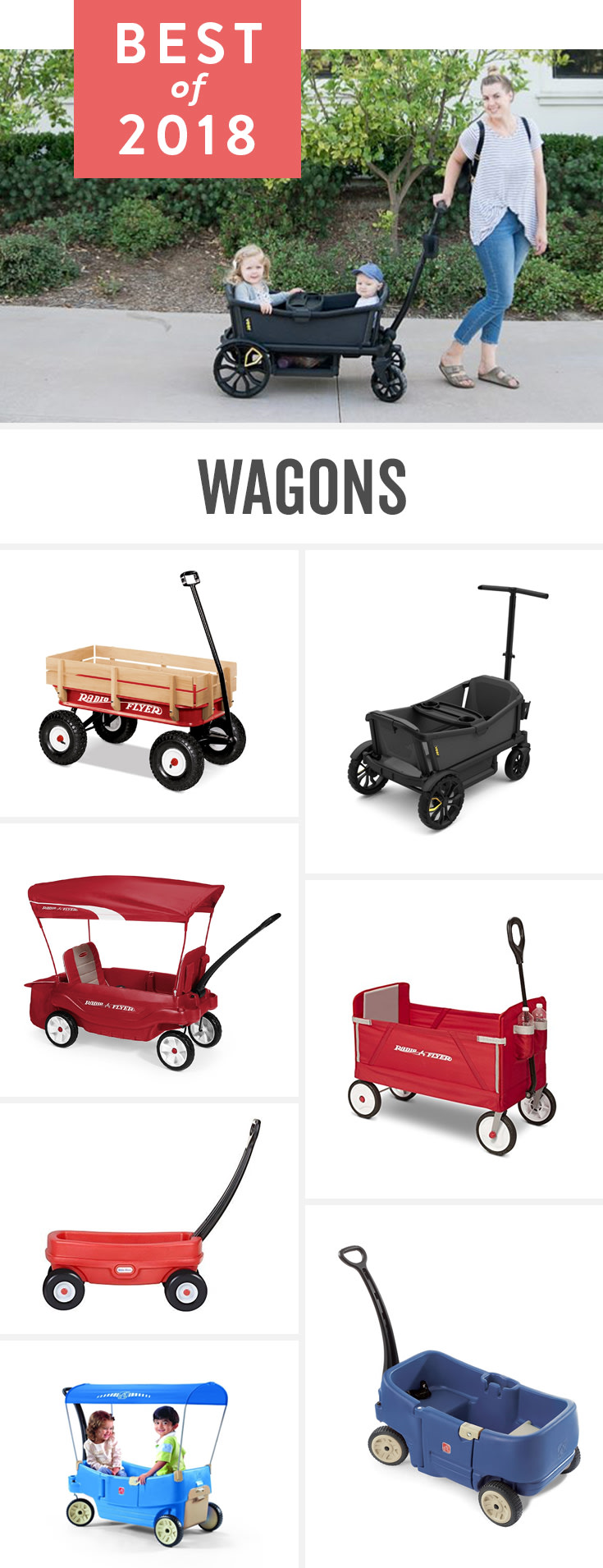 Babylist is the baby registry that lets you add any item from any store including fun wagons for kids and babies. Styles for any family including vintage, wooden, and covered options.