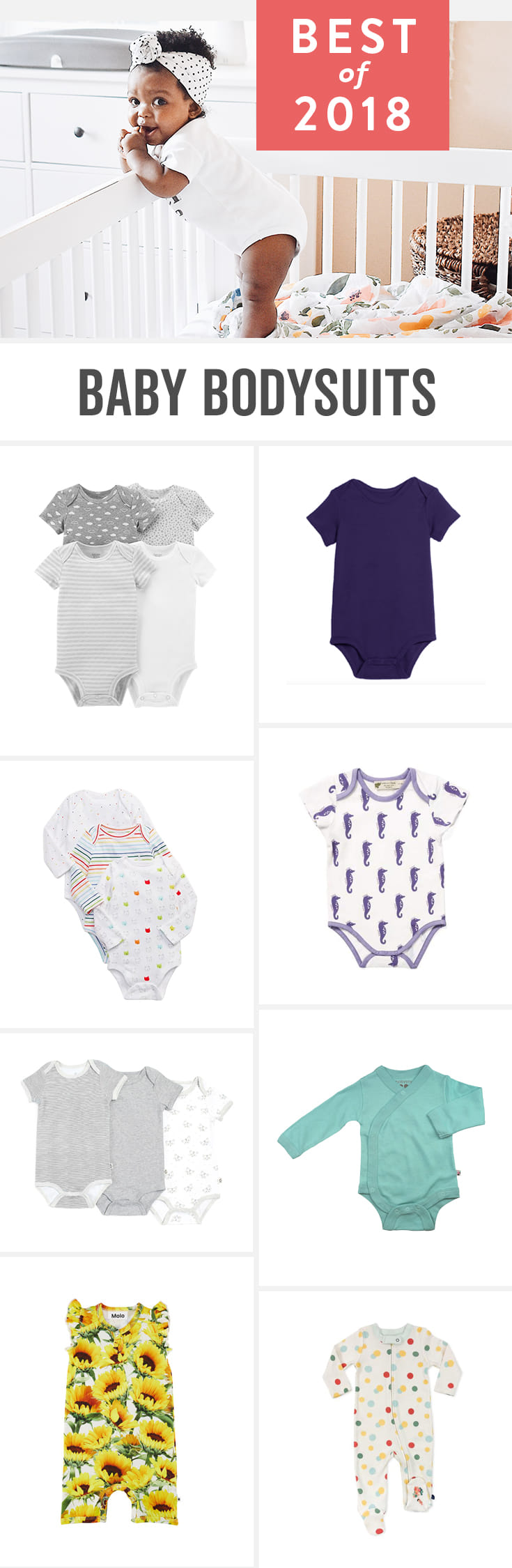 Babylist is the baby registry that lets you add any item from any store to one beautiful registry including the best baby onesies and bodysuits for boys and for girls. Unisex options, gender neutral ideas, and options for winter and summer too.