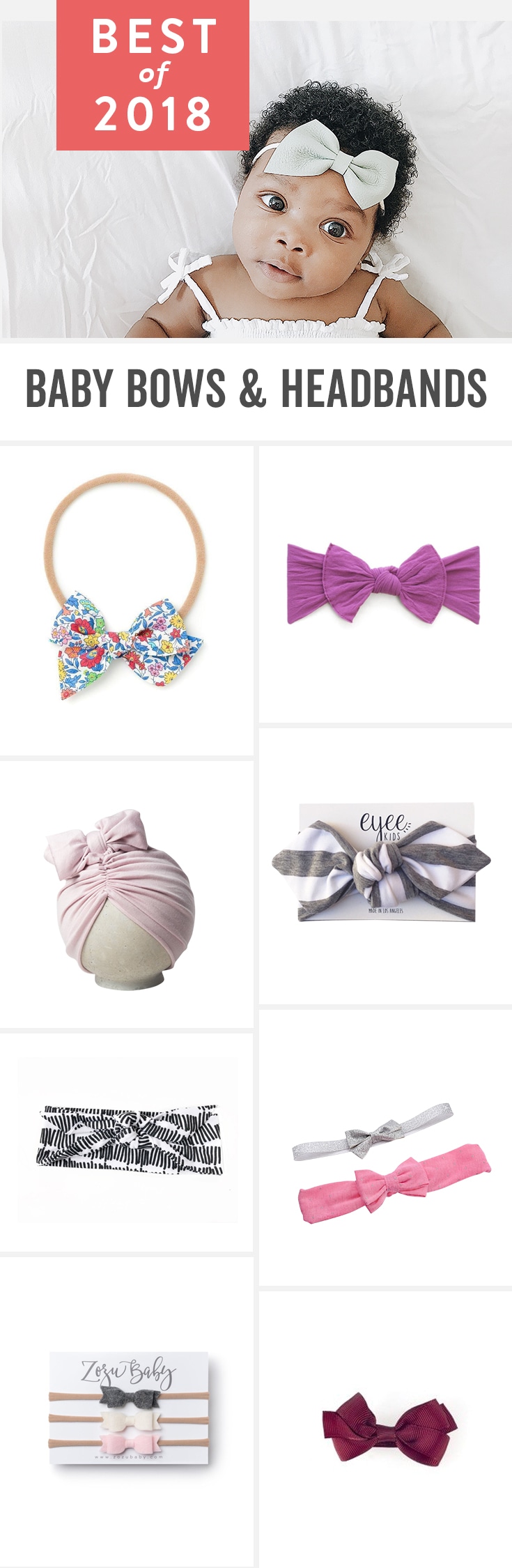 cute baby bows headbands