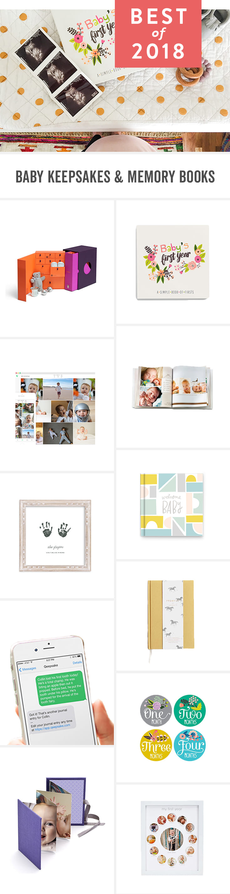 Keepsakes and Memory Books for Babies 