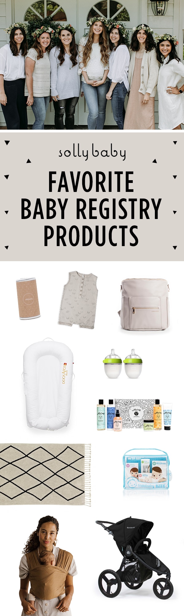 Sarah, the force behind @sollybabywrap on Instagram shares her favorite 'Gram-worthy baby gear.