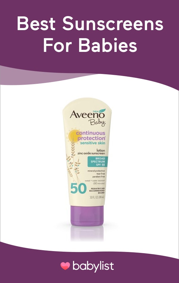 mineral based baby sunscreen