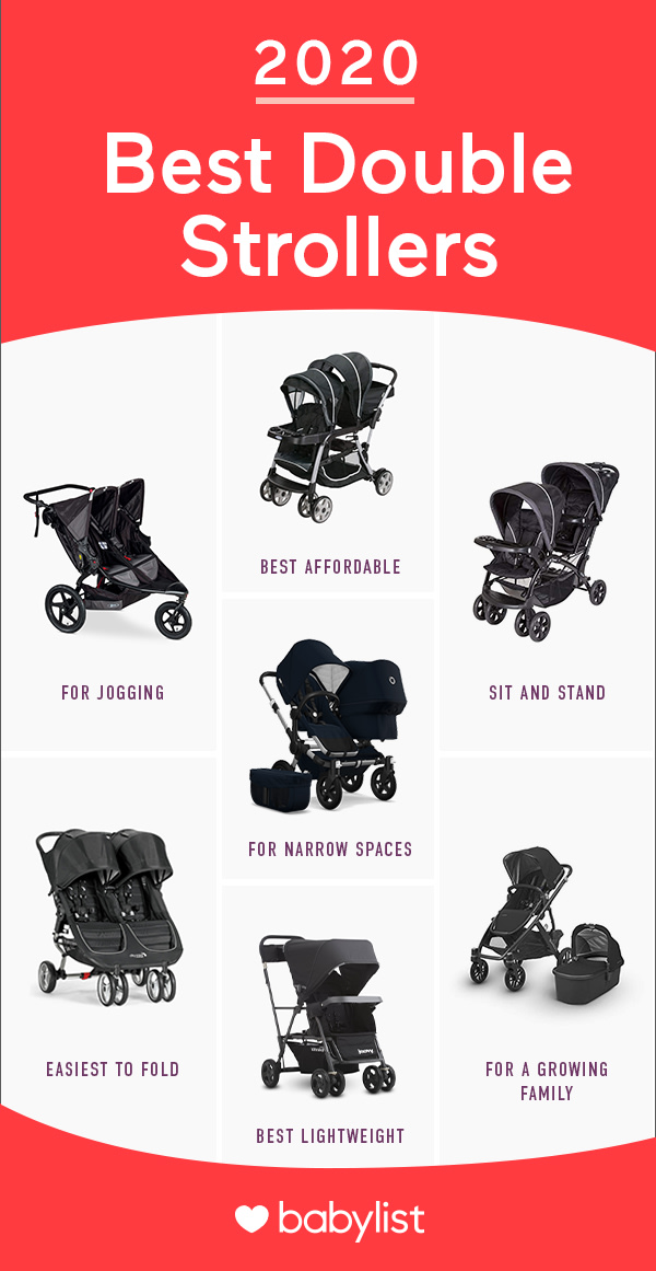 9 Best Double Strollers Of 2022, Best Double Stroller For Infant Car Seat And Toddler Carrier