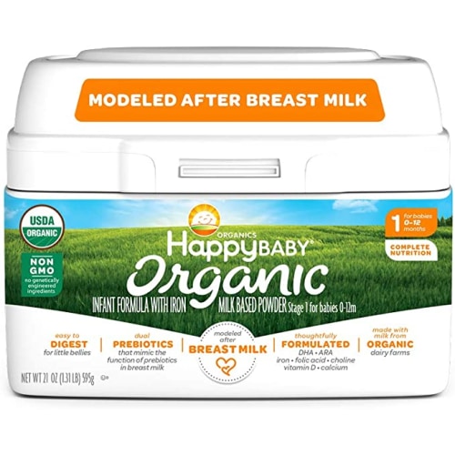 best organic infant formula 2019