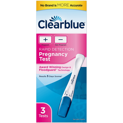 Clearblue Rapid Detection Pregnancy Test - $12.99.