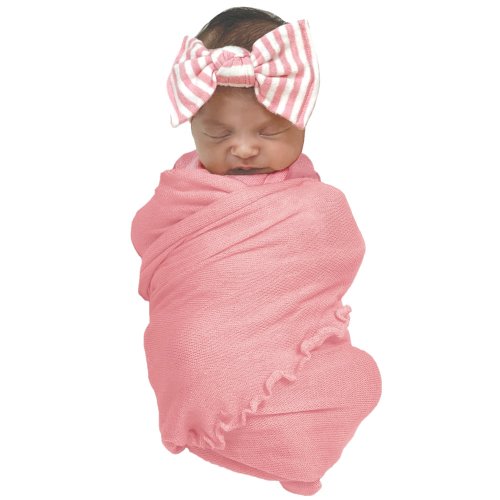 personalised baby age botanical blanket set