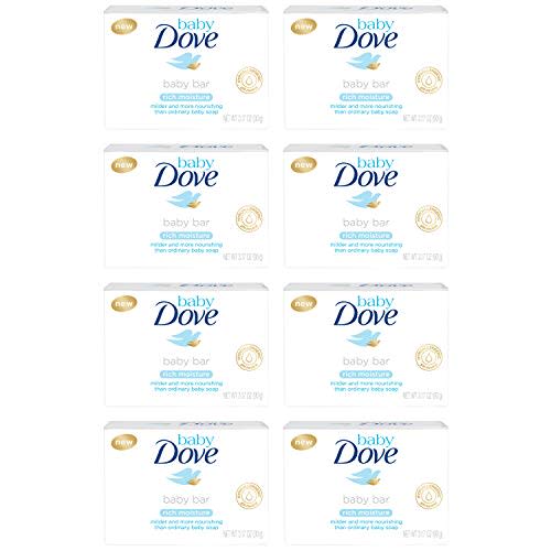 baby dove bar soap rich moisture 3.17 oz 8 bar