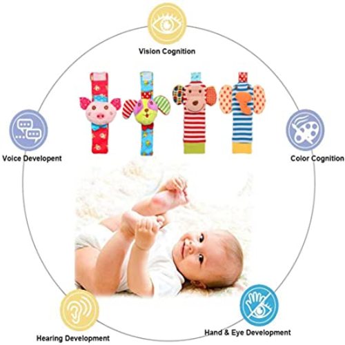 baby hand and foot rattles