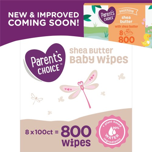 shea butter parents choice wipes