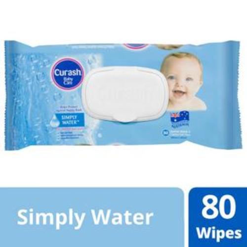 coles curash water wipes