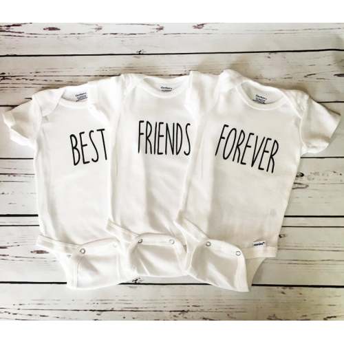 triplet onesies
