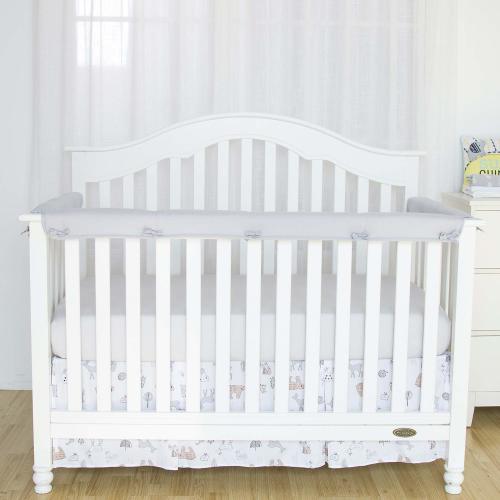 crib bumpers top rail