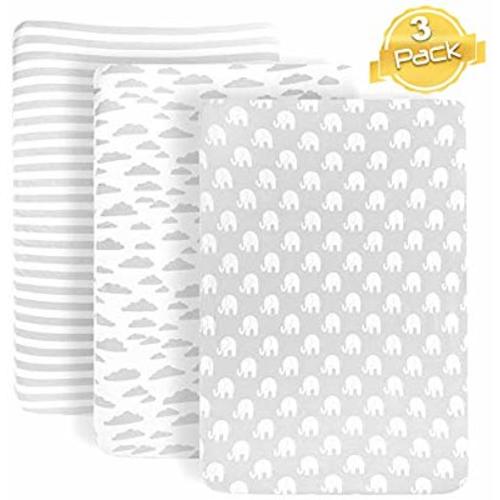 Cream Primo Antibacterial 100-Percent Cotton Jersey Breast Feeding Blanket