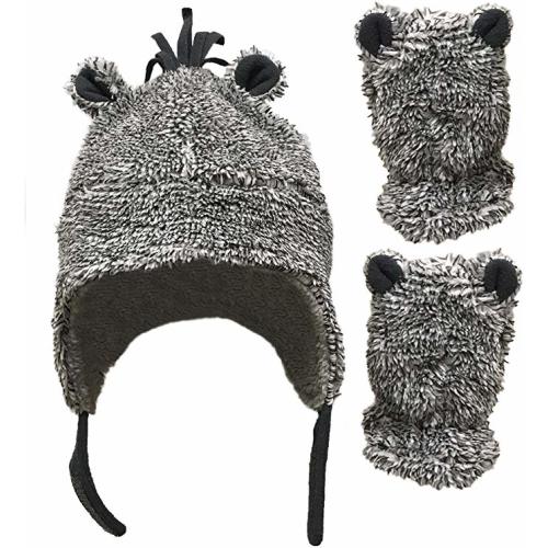 BERT HAT knit TODDLER baby cap FLEECE LINED girls boys wool beanie costume delux
