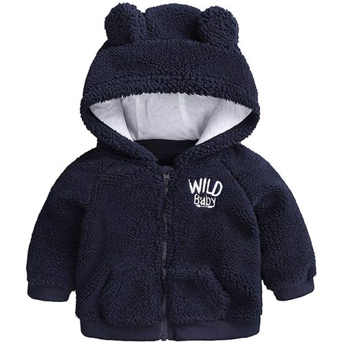 BAOSHU Cute Cartoon Ears Sleeveless Vest Coat Unisex Toddler Baby Hooded Warm Windproof Zipper Waistcoat Jackets Winter