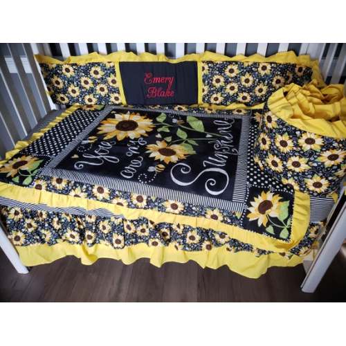 you are my sunshine crib set