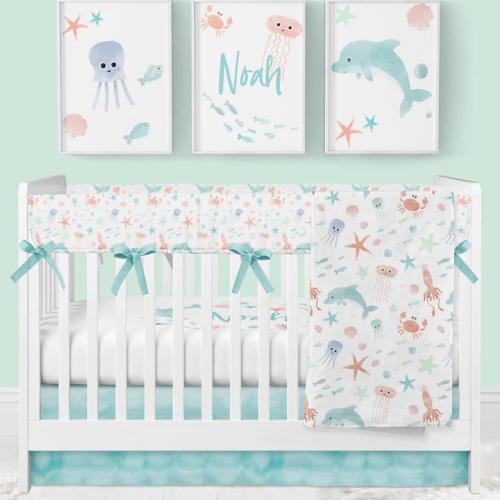 under the sea cot bedding