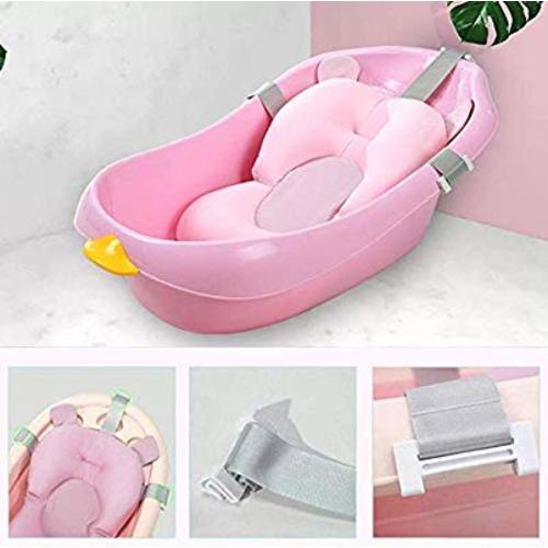 Newborn Bath Cushion Seat Support Net Bathing Mat,AntiSlip Soft
