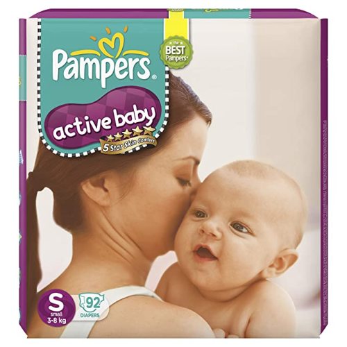 pampers active baby small size diapers