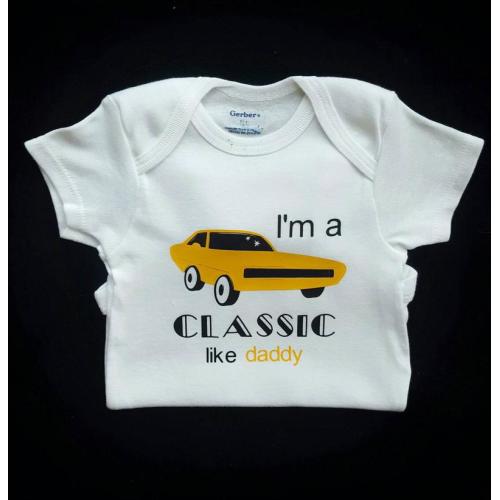 baby car onesie